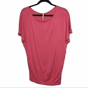 S&S Clothing Pink T Shirt Tee Blouse One Size